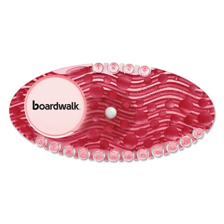 Boardwalk Curve Air Freshener, Spiced Apple, Solid, Red, PK10 BWKCURVESAP